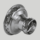 XW456 Bare Metal Centre - 60 Spoke